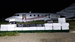 Avión con droga en México