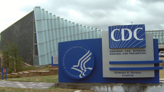 The exterior of the CDC headquarters.
