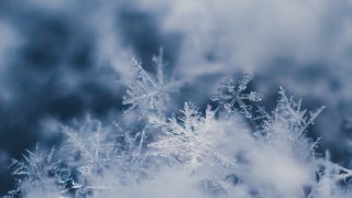 Snowflake closeup