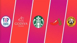 TODAY Illustration / Baskin Robbins / Godiva / Starbucks / Chili's /Einstein Bros.