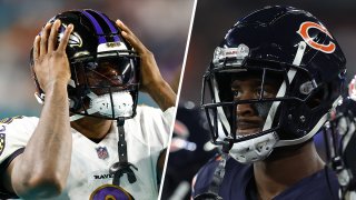 foto de Lamar Jackson y Allen Robinson