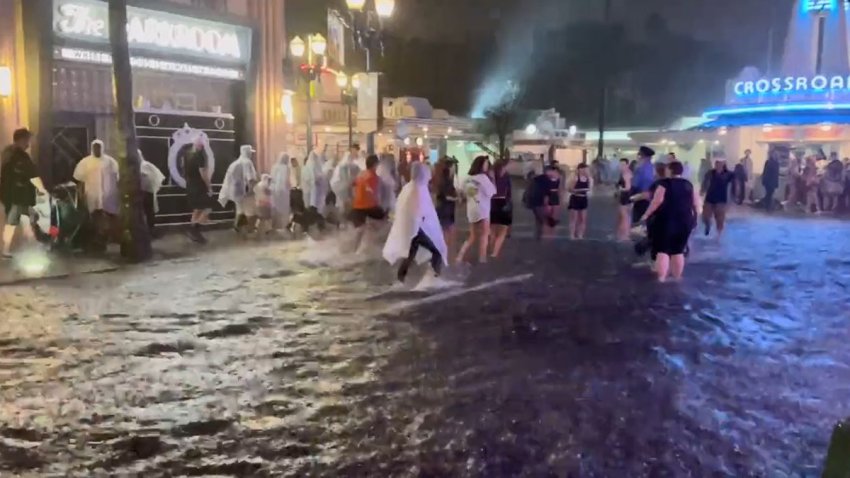 LLuvias torrenciales en Disney's Hollywood Studios