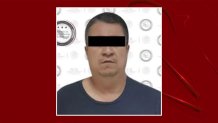 Raul Hernandez, mugshot. The Office of the Mexican Attorney-General (PGR) puts a black bar over the eyes of suspects in mugshots.