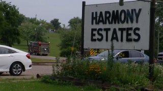 Captura de imagen de la entrada de Harmony Estates en Ohio.