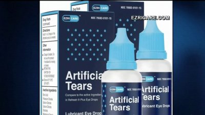 CDC alertan contra uso de una marca de gotas para los ojos