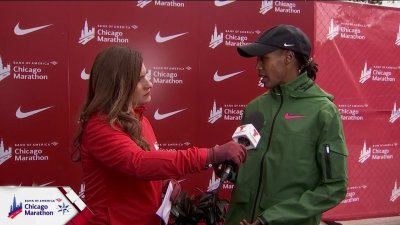 Sifan Hassan habla tras ganar la categoria femenina del Maratón de Chicago 2023