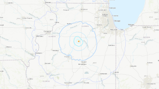 Reportan temblor en Illinois.