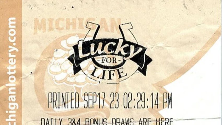 Lucky for Life Lottery ticket