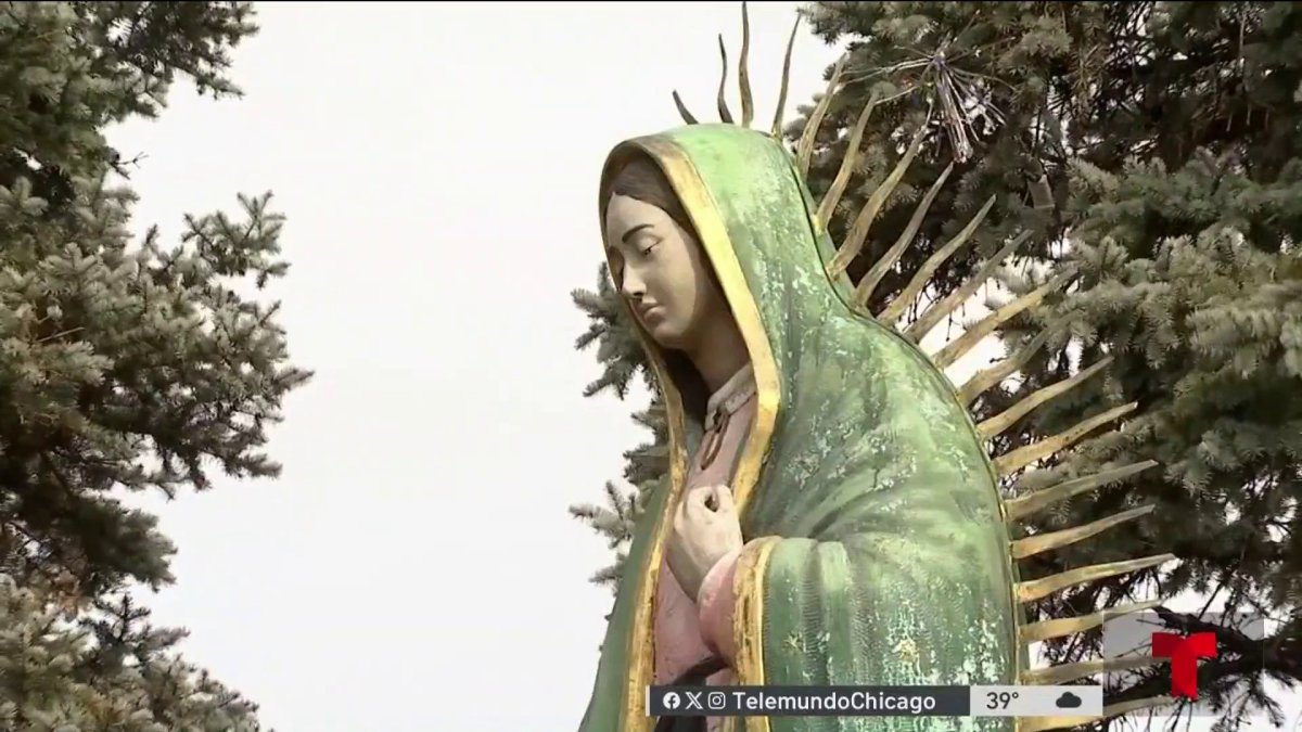 Plaza dedicada a la Virgen de Guadalupe en Indiana – Telemundo Chicago