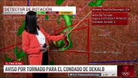 NWS confirma tornado en el condado de DeKalb
