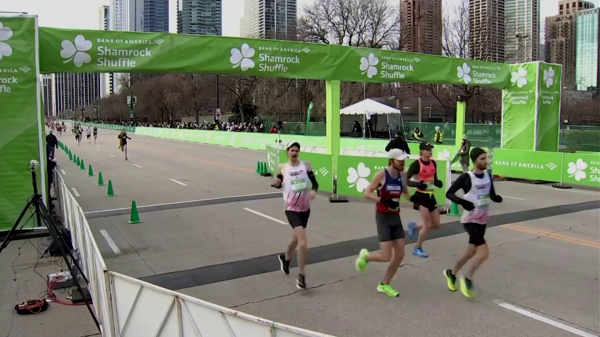 Revive la llegada de los ganadores de la carrera Shamrock Shuffle