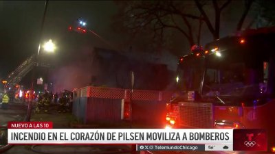 Bomberos responden a incendio en Pilsen