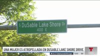 Mujer atropellada en DuSable Lake Shore Drive