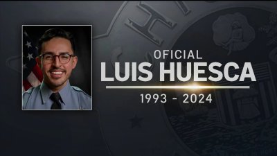 Le dan el último adiós al oficial Luis Huesca tras morir en el cumplimiento del deber