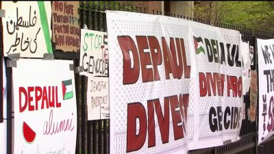 Continúan las protestas pro-Palestina en varias universidades en Chicago