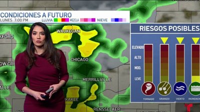 Riesgos posibles en las condiciones del tiempo en Chicago para la tarde y noche del lunes