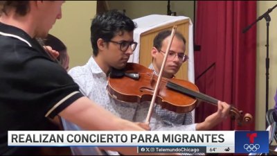 Realizan concierto en un refugio para migrantes