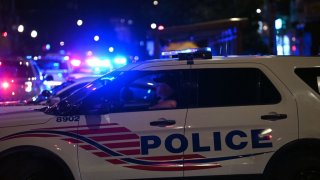 A D.C. Police Department patrol SUV.