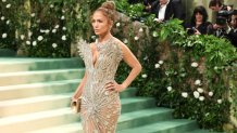 NEW YORK, NEW YORK - MAY 06: Jennifer Lopez attends The 2024 Met Gala Celebrating "Sleeping Beauties: Reawakening Fashion" at The Metropolitan Museum of Art on May 06, 2024 in New York City. (Photo by Marleen Moise/Getty Images)