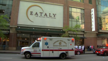 Heavy police presence seen outside popular Eataly marketplace in Chicago