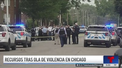 Recursos tras ola de violencia en Chicago