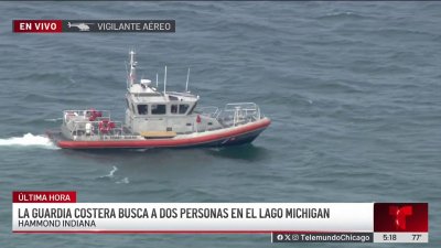 Guardia costera busca a dos personas en el Lago Michigan