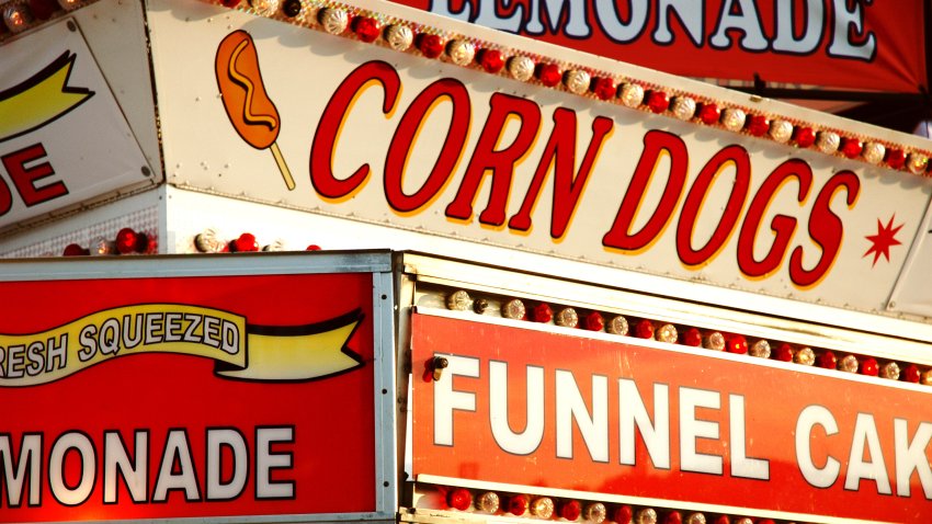 Fair food signage.