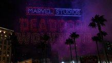 The Marvel Drone Show after the "Marvel Studios: The Ultimate Deadpool & Wolverine Celebration of Life" Panel at the 2024 San Diego International Comic-Con on July 25, 2024 in San Diego, California.