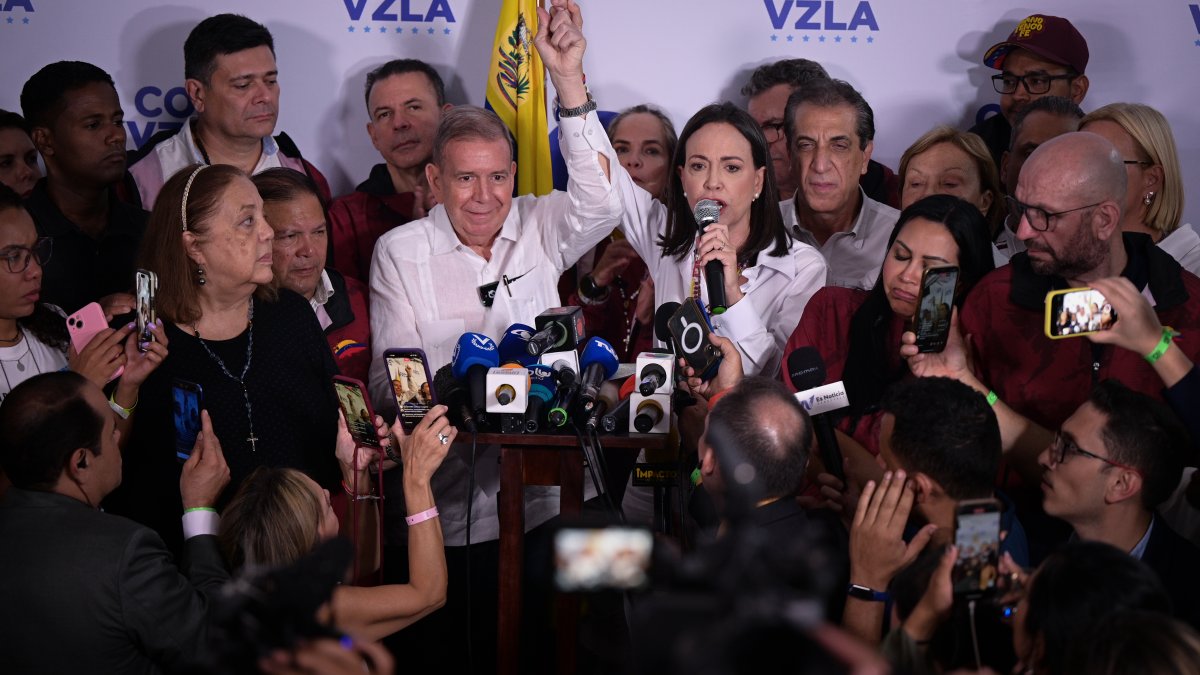 Maria Corina Machado el “nuevo presidente electo” es Edmundo González