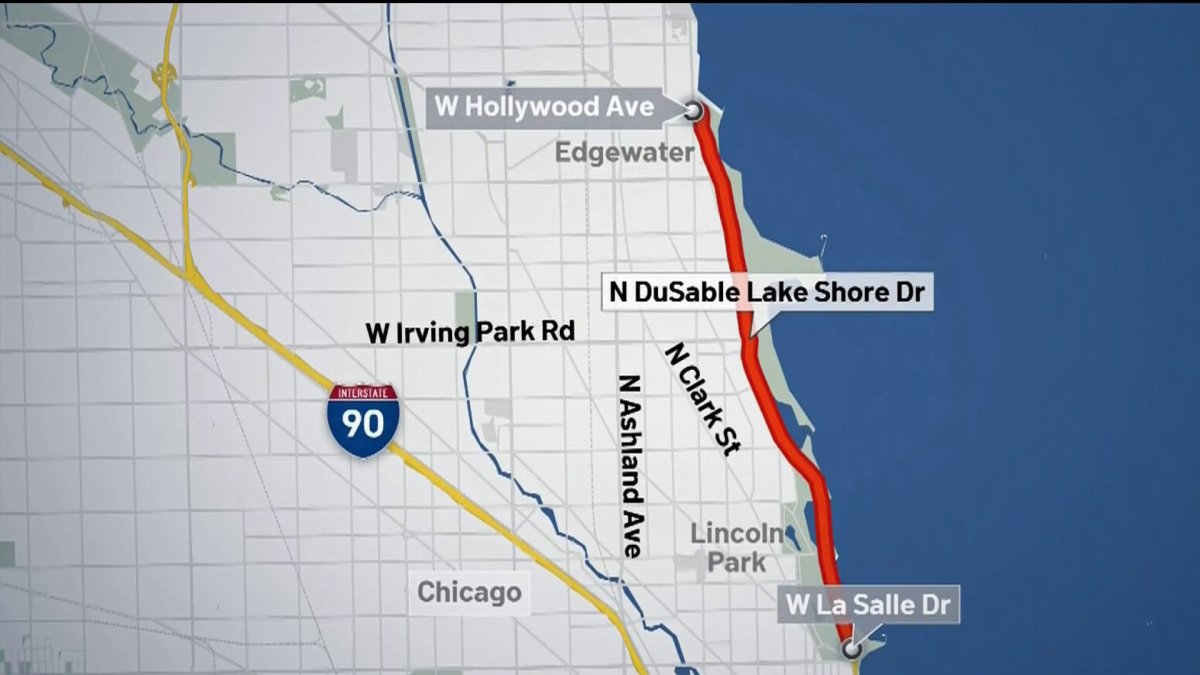 Repavimentación en DuSable Lake Shore Drive – Telemundo Chicago