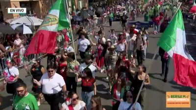 Desfile de la Independencia de México en La Villita