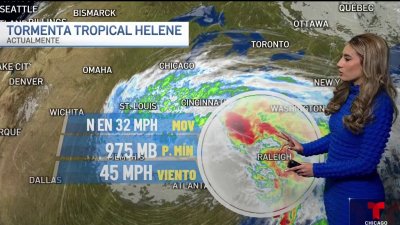 Cómo los remanentes de Helene influye en las condiciones del tiempo del área de CHicago