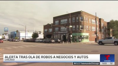 Alerta tras ola de robos en Chicago