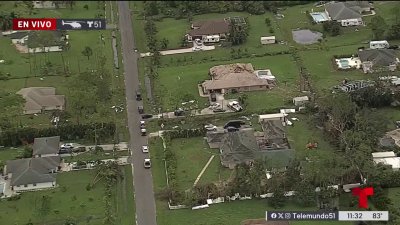 Imágenes aéreas de la devastación de Milton a su paso por la Florida