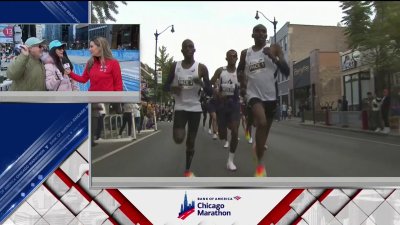 Turistas de Puerto Rico se enteran del Maratón de Chicago y salen a apoyar a los corredores