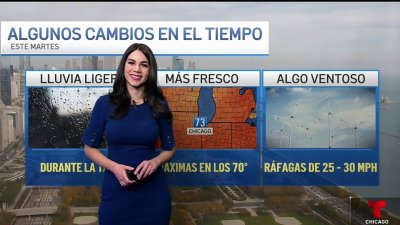 Algunos cambios en las condiciones del tiempo para este martes en el área de Chicago