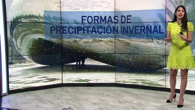 ¿Cuáles son las diferentes formas de precipitación invernal?