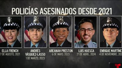 Recuento de policías de Chicago asesinados en el cumplimiento del deber