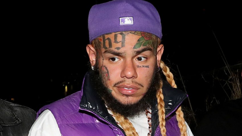 MIAMI, FLORIDA – MAY 27: Tekashi 6ix9ine hosts the Memorial Day Weekend Kickoff at MAD CLUB Wynwood on May 27, 2021 in Miami, Florida. (Photo by Johnny Nunez/Getty Images)