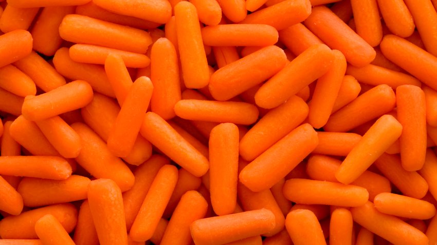 Uncooked Baby Carrot Pattern Background Material