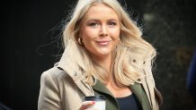 NEW YORK, NY - APRIL 25: Karoline Leavitt is seen leaving Trump Tower on April 25, 2024 in New York, New York. (Photo by MEGA/GC Images)