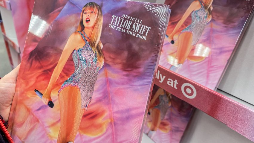 NEW YORK, US – NOVEMBER 29: The Taylor Swift Eras Tour book reveals at Target stores on November 29, 2024 in New York, United States. Taylor Swift fans turned Black Friday into “Swift Friday,” at Target stores and bookstores to grab exclusive vinyl editions of her albums and her newly released book, Swiftly Told. (Photo by Lokman Vural Elibol/Anadolu via Getty Images)