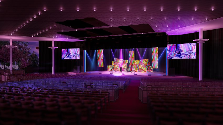 Ravinia Hunter Pavilion Rendering,