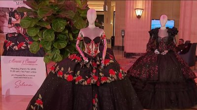 Diseñadora mexicana exhibe su colección de vestidos para quinceañeras en Chicago