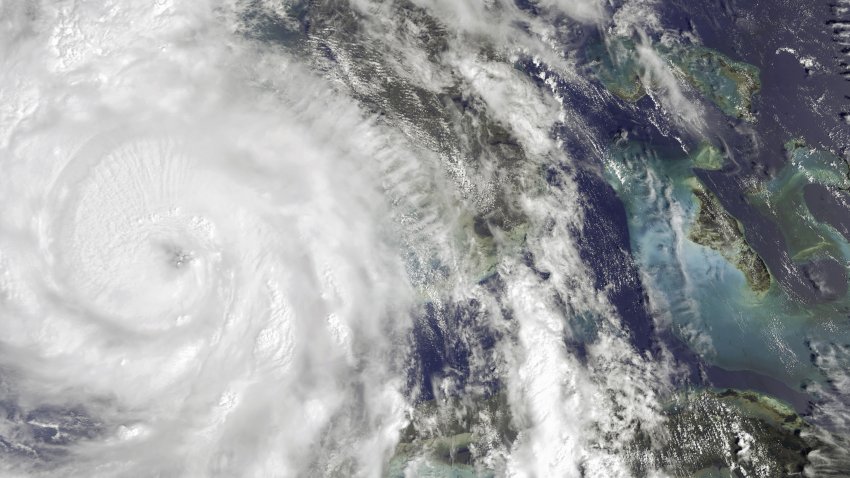 UNITED STATES – 26 SEPTEMBER 2024: Satellite view of Category 4 Hurricane Helene making landfall in Florida, USA. The storm has caused significant economic disruptions, including halted oil in the Gulf Coast, and the closure of schools, government offices, and various businesses. Relief efforts are underway to assist affected communities, restore power, and mitigate further economic impact. Imaged 26 September 2024. (Photo by Gallo Images/Orbital Horizon/Copernicus Sentinel Data 2024)