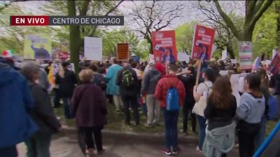 Arranca marcha del Día de los Trabajadores en Chicago