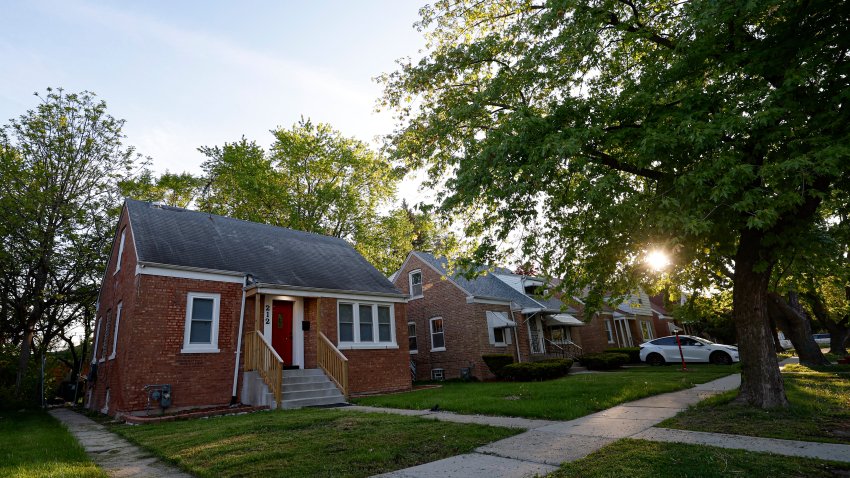 The childhood home of the new Pope Leo XIV is seen in Dolton, Illinois, on May 9, 2025. Robert Francis Prevost became the first pope from the United States on May 8, 2025, picking the papal name Leo XIV after cardinals from around the world elected him leader of the world’s 1.4 billion Catholics. Tens of thousands of people packed in St Peter’s Square cheered as Prevost appeared on the balcony of St Peter’s Basilica, waving with both hands, smiling and bowing. (Photo by KAMIL KRZACZYNSKI / AFP) (Photo by KAMIL KRZACZYNSKI/AFP via Getty Images)