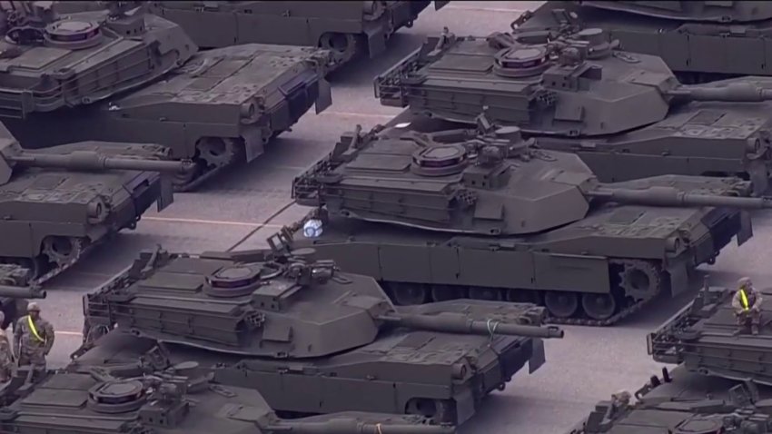 DC se prepara para desfile militar histórico el sábado