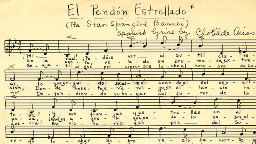 Qué es “El pendón estrellado” y quién fue la hispana a cargo de la versión