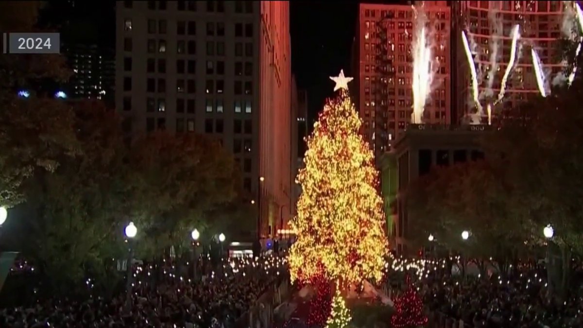 Hoy es el encendido del árbol de Chicago en el Parque Millennium, image size:1200x675